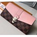 Louis Vuitton Damier Canvas Clapton Wallet N64447 Pink 2018