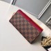 Louis Vuitton Damier Canvas Clapton Wallet N64448 Raisin 2018