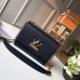 Louis Vuitton EPI Twist MM Bag Indigo 2018