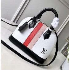 Louis Vuitton Alma BB Handbag M51963 White Epi Leather 2018