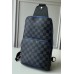 Louis Vuitton Men's Damier Graphite Canvas Avenue Sling Bag N40008 Blue 2018