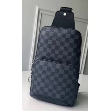 Louis Vuitton Men's Damier Graphite Canvas Avenue Sling Bag N41719