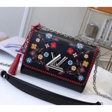 Louis Vuitton Twist MM Bag in Epi Leather M53531 Black 2018
