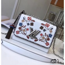 Louis Vuitton Twist MM Bag in Epi Leather M53532 White 2018