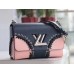 Louis Vuitton Twist MM Bag in Epi Leather M54079 Dark Blue 2018