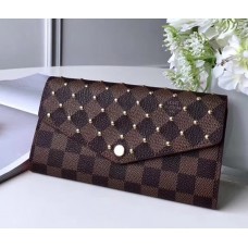 Louis Vuitton Sarah Wallet Damier Ebene Canvas N60123