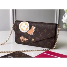 Louis Vuitton Pochette Felicie Chain Bag M61276 Monogram Canvas 2018