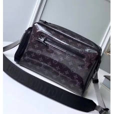 Louis Vuitton Men’s Camera Bag M43884 Monogram Dark Glaze Coated Canvas 2018