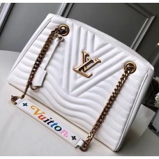 Louis Vuitton New Wave Chain Tote Bag M51978 White 2018