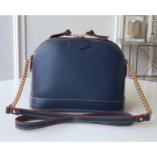 Louis Vuitton Epi Alma Mini Bag Navy Blue 2018