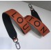 Louis Vuitton Logo Bandouliere Shoulder Strap J02427 Orange/Black