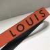 Louis Vuitton Logo Bandouliere Shoulder Strap J02427 Orange/Black