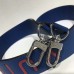 Louis Vuitton Logo Bandouliere Shoulder Strap J02390 Navy Blue