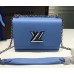 Louis Vuitton Twist MM Bag in Epi Leather M50280 Blue 2018