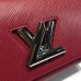 Louis Vuitton Twist PM Bag in Epi Leather M50332 Burgundy 2018