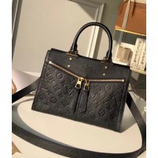Louis Vuitton Sully PM Zipped Handbag M54196 Black 2018