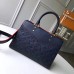 Louis Vuitton Sully PM Zipped Handbag M54195 Marine Blue 2018