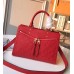 Louis Vuitton Sully PM Zipped Handbag M54193 Cerise Red 2018