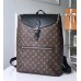 Louis Vuitton Monogram Macassar Canvas Palk Backpack M40637 2016