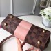 Louis Vuitton Bond Street BB Handbag N41071 Damier Ebene Canvas/Pink 2018