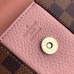 Louis Vuitton Bond Street BB Handbag N41071 Damier Ebene Canvas/Pink 2018