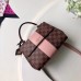 Louis Vuitton Bond Street BB Handbag N41071 Damier Ebene Canvas/Pink 2018