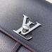 Louis Vuitton Calf Leather Lockme Backpack M43879 Marine Blue 2018