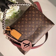 Louis Vuitton Beaubourg MM Handbag in Monogram Canvas M43953 White 2018