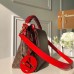 Louis Vuitton Beaubourg MM Handbag in Monogram Canvas M43953 Red 2018
