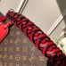 Louis Vuitton Beaubourg MM Handbag in Monogram Canvas M43953 Red 2018