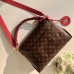 Louis Vuitton Beaubourg MM Handbag in Monogram Canvas M43953 Red 2018