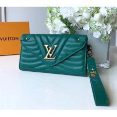 Louis Vuitton New Wave Long Wallet in Calfskin M63298 Green