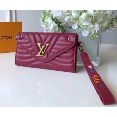 Louis Vuitton New Wave Long Wallet in Calfskin M63298 Burgundy