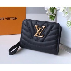 Louis Vuitton New Wave Zippy Short Wallet M63789 Black