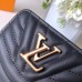Louis Vuitton New Wave Zippy Short Wallet M63789 Black