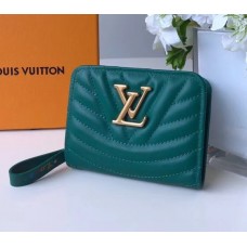 Louis Vuitton New Wave Zippy Short Wallet M63789 Green