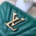 Louis Vuitton New Wave Zippy Short Wallet M63789 Green