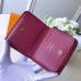 Louis Vuitton New Wave Zippy Short Wallet M63789 Burgundy