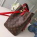 Louis Vuitton NéoNoé Bucket Top Handle Bag in Monogram Canvas M43985 Red 2018