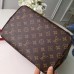 Louis Vuitton NéoNoé Bucket Top Handle Bag in Monogram Canvas M43985 Red 2018