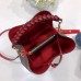 Louis Vuitton NéoNoé Bucket Top Handle Bag in Monogram Canvas M43985 Red 2018