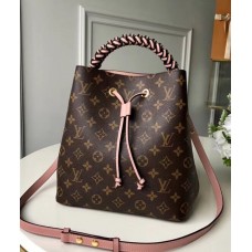 Louis Vuitton NéoNoé Bucket Top Handle Bag in Monogram Canvas M43985 Pink 2018