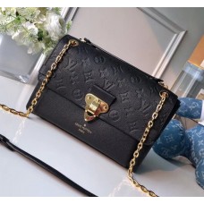 Louis Vuitton Vavin PM Shoulder Bag in Monogram Empreinte Leather M44151 Black 2018