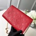 Louis Vuitton Chain Wallet in Monogram Empreinte Leather M63398 Red 2018