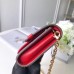 Louis Vuitton Chain Wallet in Monogram Empreinte Leather M63398 Red 2018