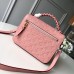 Louis Vuitton Pochette Metis Messenger Top Handle Bag M43941 Pink Monogram Empreinte Leather 2018