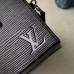 Louis Vuitton Bleecker Box Top Handle Bag in Epi Leather M52466 Black 2018