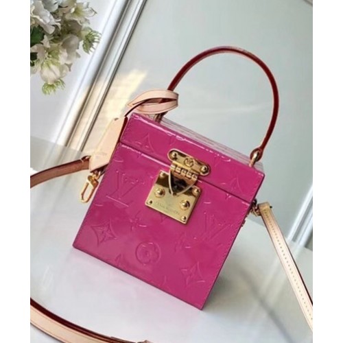 Louis Vuitton Bleecker Box Bag Vernis Pink GHW