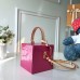Louis Vuitton Bleecker Box Top Handle Bag in Monogram Vernis Leather M52464 Pink 2018