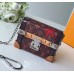 Louis Vuitton Petite Malle Mini Box Clutch/Bag Charm Monogram